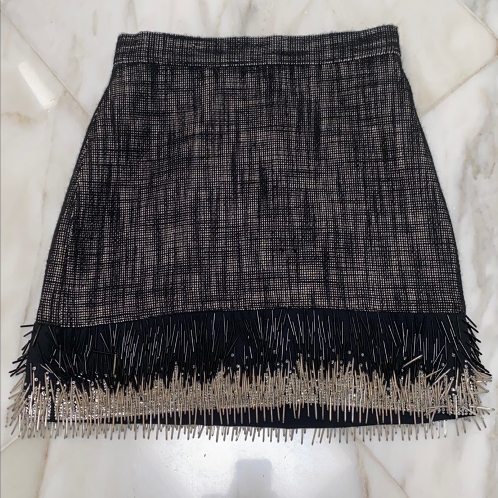 La Perla tweed mini skirt